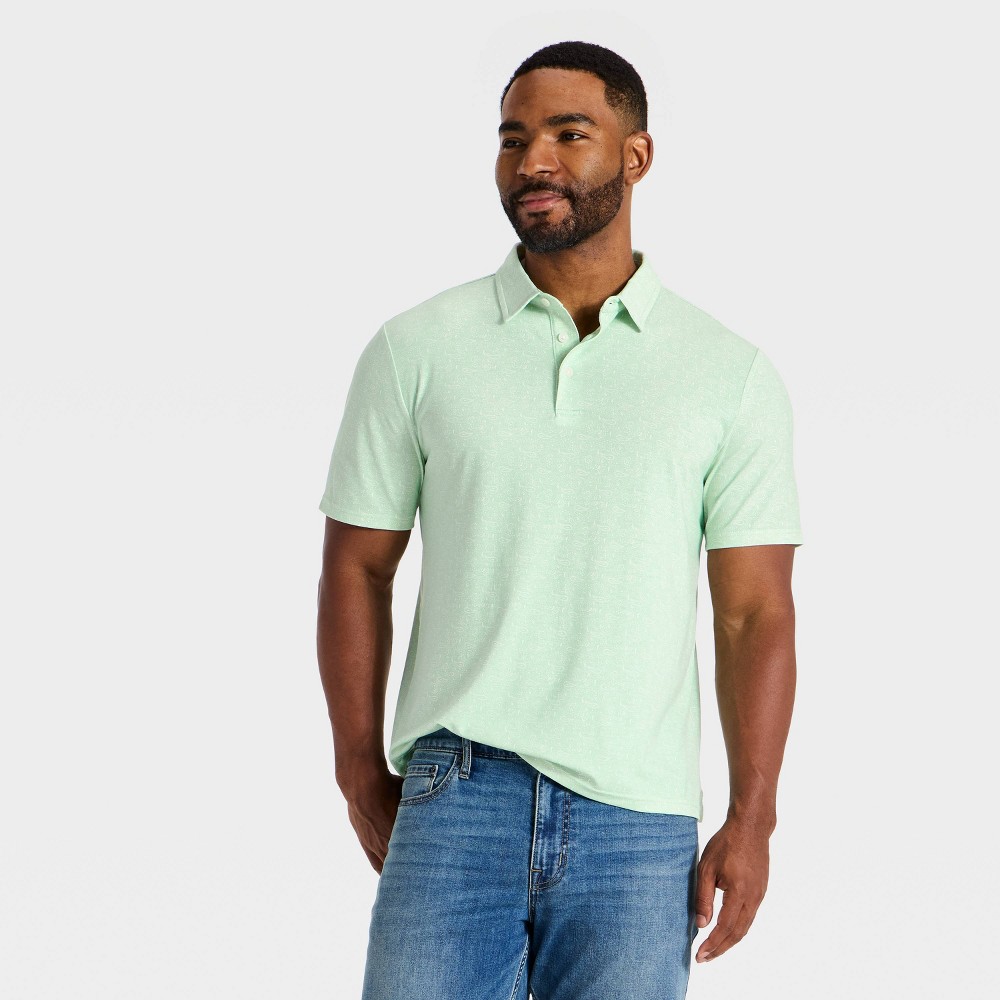 Men's Comfort Wear Polo Shirt - Goodfellow & Co™ Light Green S