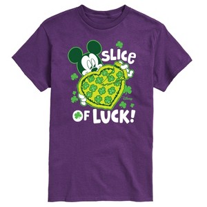 Men's - Disney - Slice Of Luck Short Sleeve Graphic T-Shirt - 1 of 4