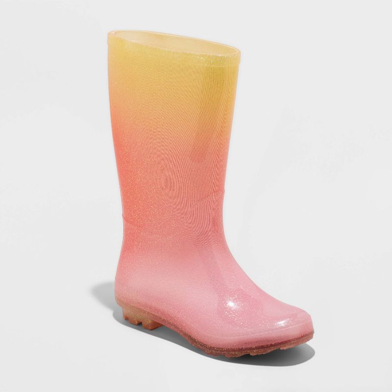 Kids' Cece Rain Boots - Cat & Jack™ Pink, 1 of 6