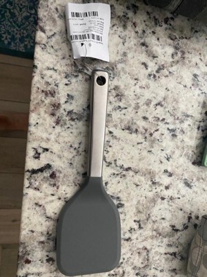 Stainless Steel With Silicone Cookie Spatula Dark Gray - Figmint™ : Target