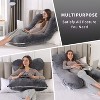 BabyBond Pregnancy Pillows for Sleeping, Full Body Maternity Pillow with Removable Cover - 4 of 4