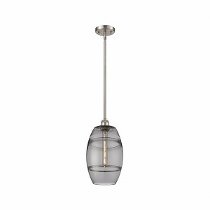Vaz - 1 Light Stem Hung Mini Pendant In Industrial Style-9.88 Inches Tall and 8 Inches Wide - 1 of 1