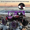 Jojoka 24V Kids UTV with Remote Control, 4WD/2WD Switchable Off-Road Electric Ride on Car, 2 Seater 4 Wheeler Truck - 4 of 4