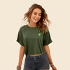 Dalix Alien Embroidered Cotton Relaxed Fit Flowy Short Sleeve Crewneck Tee Shirt Womens - 2 of 4