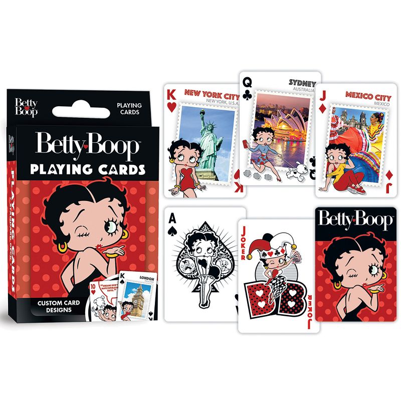 MasterPieces Officially Licensed BettyBoop Playing Cards - 54 Card Deck for Adults, 4 of 6