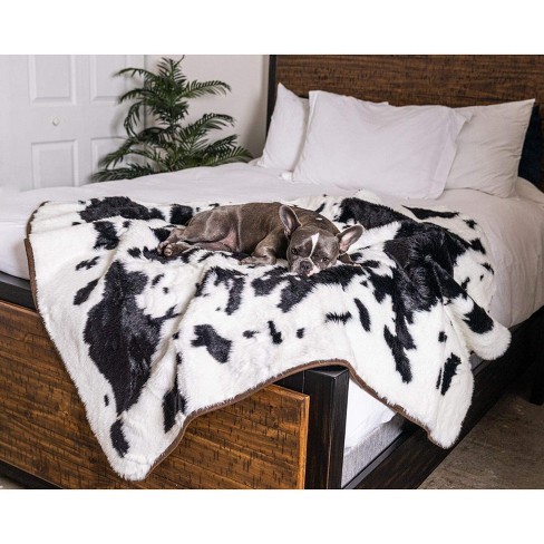 Paw Brands PupProtector Waterproof Dog Throw Blanket, 80 L x 62 W x 1 H, Midnight Black