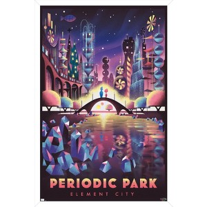 Trends International Disney Pixar Elemental - Periodic Park Framed Wall Poster Prints - 1 of 4