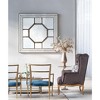 Dexmalle 48"x48" Antique Style Decorative Square Wall Mirror - 2 of 4