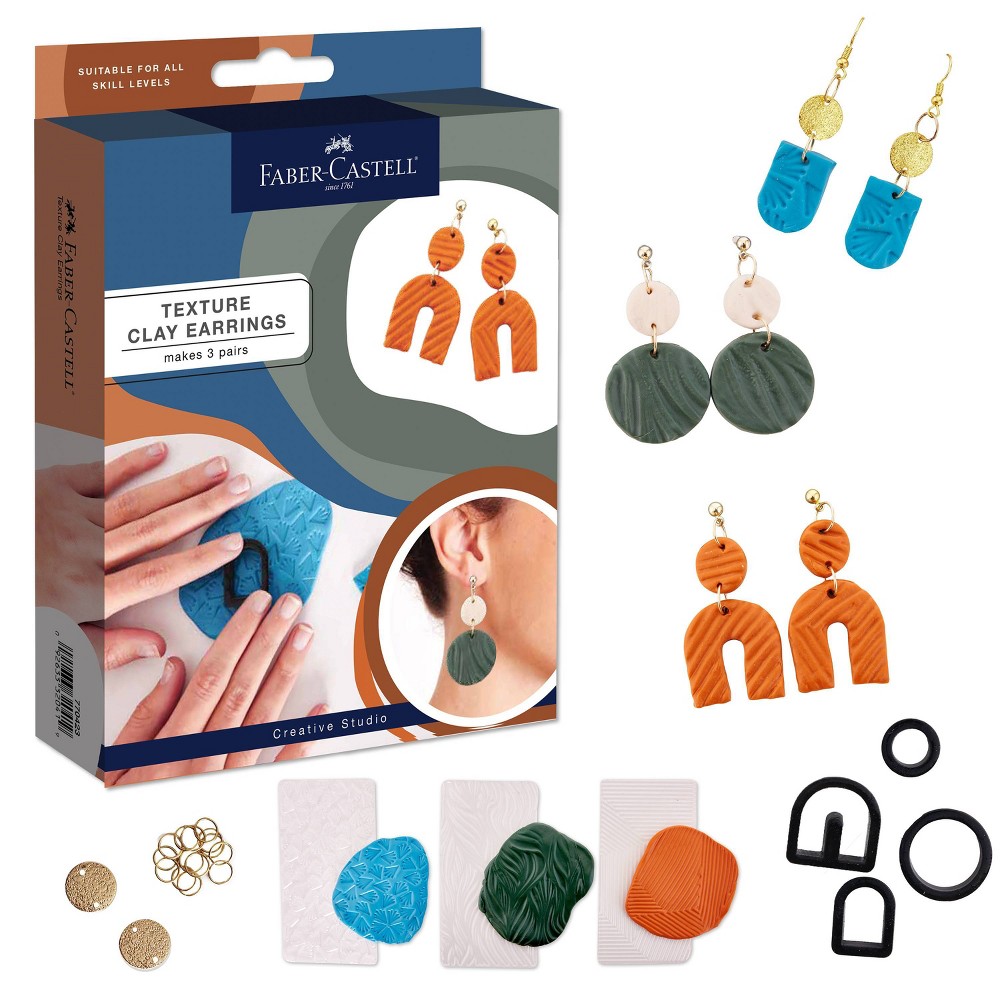 Faber-Castell Texture Clay Earrings