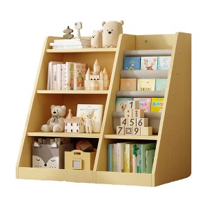Dexmalle Wooden Toy Storage Organizer Cabinet - 1 of 4