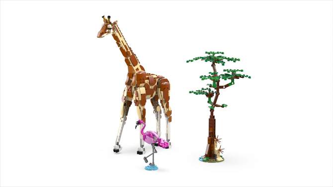 LEGO Creator 3 in 1 Wild Safari Animals Set, Giraffe, Gazelles or Lion Toy 31150, 2 of 8, play video