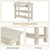 Retro Console Table, with Drawer and Shelves, Versatile Storage Solutions, for Entryway, Living Room and Hallways, Available in Multiple Colors - 4 of 4