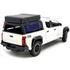 2024 Toyota Tacoma TRD Off-Road Edition Pickup Truck White Metallic with Bed Camper 1/24 Diecast Model Car - 4 of 4