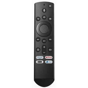 Toshiba CT-RC1US-19 Fire Edition TV Remote Control | Voice | Prime Video | Netflix | HBO | VUE - 1T86000001I Black Refurbished - 1 of 3