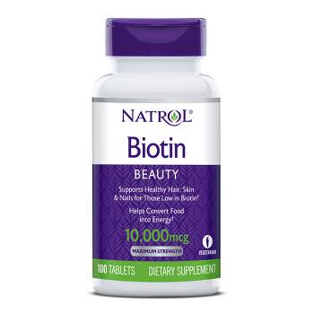 Natrol Biotin Beauty 10000mcg Tablets - 100ct