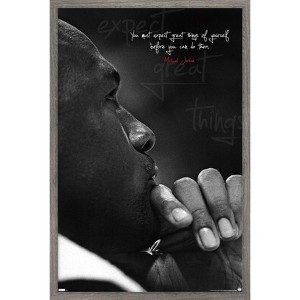 Trends International Michael Jordan - Expect Great Things Framed Wall Poster Prints - 1 of 4