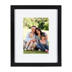 5 X 7 Matted To 3 5 X 5 Gallery Tabletop Frame Black Designovation Target