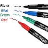 SCRIBBLEDO Magnetic Dry Erase Markers Fine Tip 4 Pack Assorted Classic Colors with Eraser Caps - 2 of 4