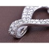 Anna-Kaci Women's Crystal Teardrop Pendant Necklace, Sparkling and Elegant Design with Adjustable Chain for Special Occasions - Apple - 2 of 4