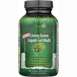 Irwin Naturals Women's Living Green liquid-Gel Multi 90 Softgels - 1 of 1