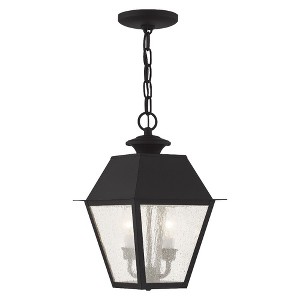 Livex Lighting Mansfield 2 - Light Pendant in  Black - 1 of 2