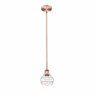 Rochester - 1 Light Stem Hung Mini Pendant In Industrial Style-7.38 Inches Tall and 5.88 Inches Wide - 1 of 1