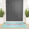 socoart HOWDY blue pink 36" x 24" Welcome Mat - Society6 - 2 of 3