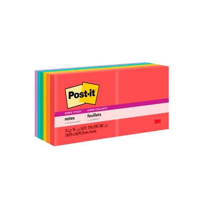 Post-it Super Sticky Notes, 3 x 3 Inches, Marrakesh, Pack of 12