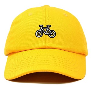 Dalix Bike Embroidered Bicycle Cotton Baseball Cap Adjustable Dad Hat Mens - 1 of 4