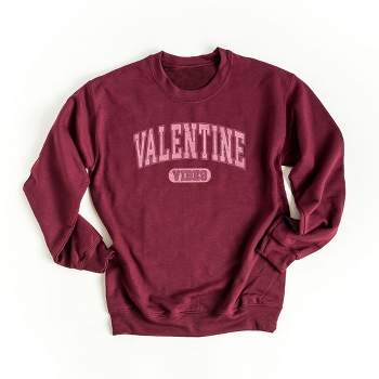 Simply Sage Market Women's Graphic Sweatshirt Valentine Vibes Distressed