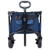 Heavy Duty Garden Cart 225LBS Capacity Heavy Duty Wagon Cart With 7" 360°Rotation Tires Adjustable Handle Collapsible Foldable Wagon - 4 of 4