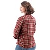 Old Ranch Brands Women's Gracie Organic Snap Plaid Shirt - 2 of 4