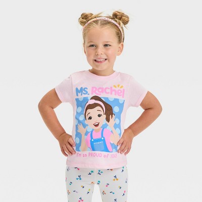 Toddler Girls' Ms. Rachel T-Shirt - Light Pink