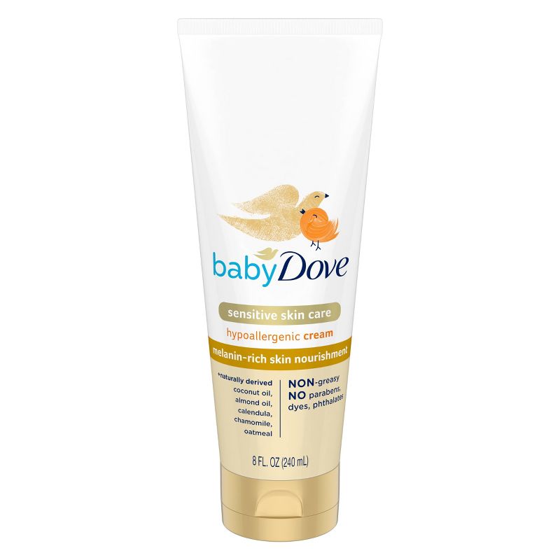 Baby Dove Melanin-Rich Skin Nourishment Sensitive Skin Care Hypoallergenic Cream - 8 fl oz, 5 of 13
