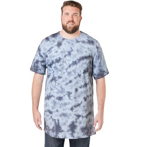 KingSize Shrink-Less Lightweight Longer-Length Crewneck Pocket T-Shirt - 1 of 4