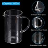 Unique Bargains 3.3 Borosilicate Glass V-Shaped Pour Spout Printed Scale Measuring Cup - 3 of 4