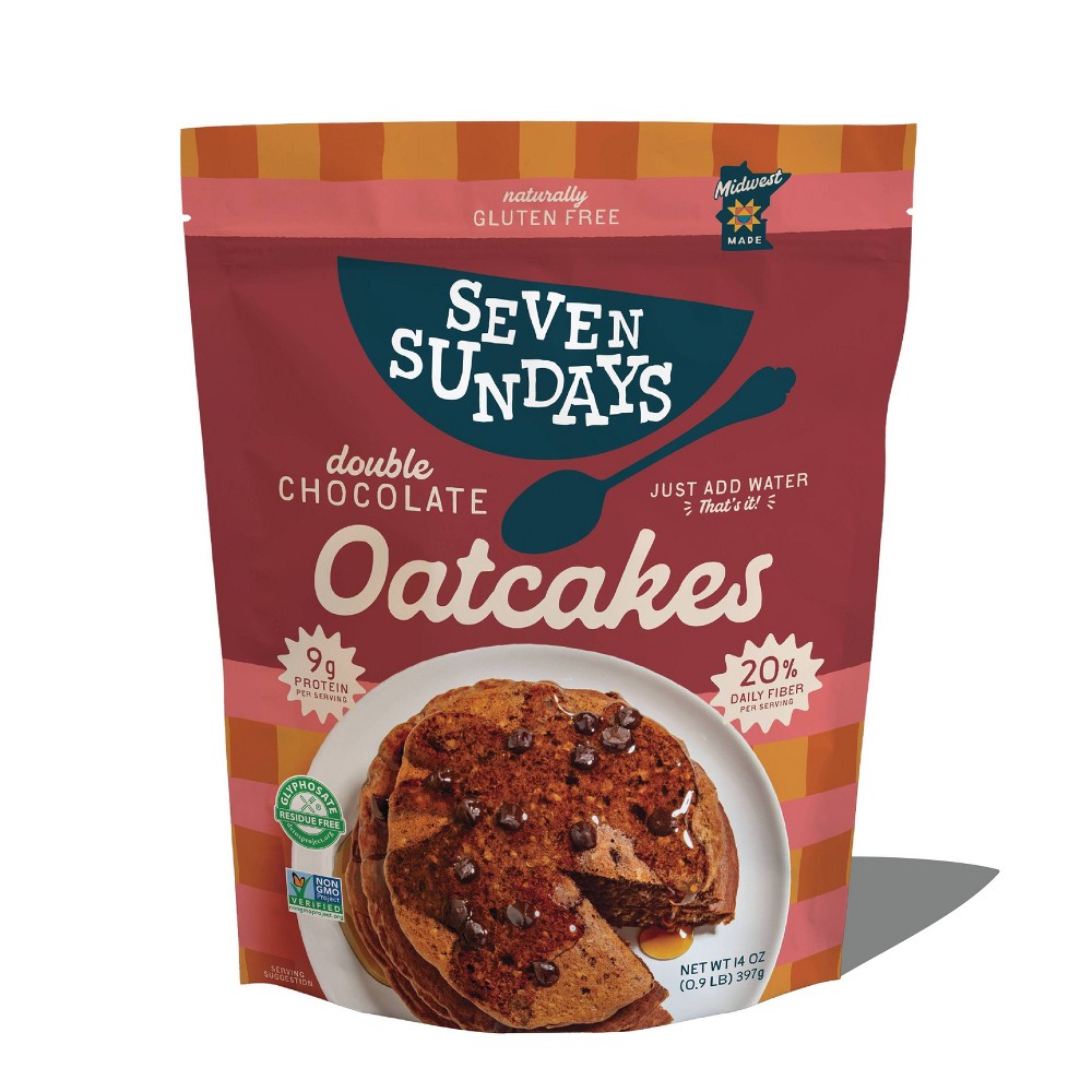 Seven Sundays Double Chocolate Oatcakes Mix - 14oz