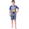 Despicable Me Boys' Minions Bello? Raglan Sleep Pajama Set Shorts Shirt - 3 of 4