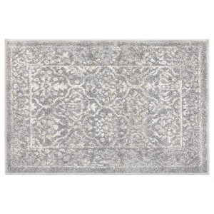Vintage Area Rug Retro Floral Indoor Carpet Oriental Medallion Floor Rug Aesthetic Carpet Traditional Rug for Living Room Bedroom Kitchen - 1 of 4