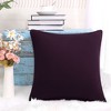 PiccoCasa Home Sofa Hidden Zipper Square Throw Pillowcase 18" x 18" - 4 of 4