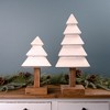 Pine Wood Tabletop Tree Decor – Set of 2 by Melrose - 2 of 3