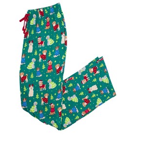 RuffleButts SoftSnooze Gender Inclusive Holiday Adult Pajama Pants - 1 of 1