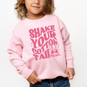 The Juniper Shop Shake Your Cotton Tail Wavy Toddler Sweatshirt - 1 of 4