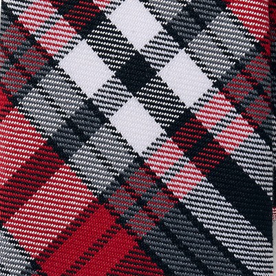 red/graphite plaid