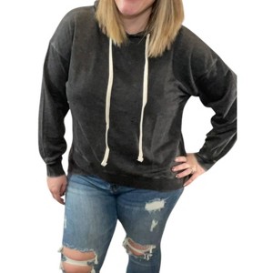 Women's Cross Front Slouchy Hoodie - Sew In Love - 1 of 2