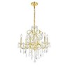 Elegant Lighting Kasey 1-Light Honey Gold Pendant with Elegant Canopy Mount - 3 of 4