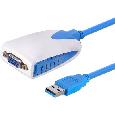 4XEM USB 3.0 To VGA Adapter - 1 x VGA - 2048 x 1152 Supported