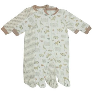 Milkberry Rayon from Bamboo Infant to Toddler Pajama Set for Girls / Boys Sizes 12 Months - 5T - 1 of 4