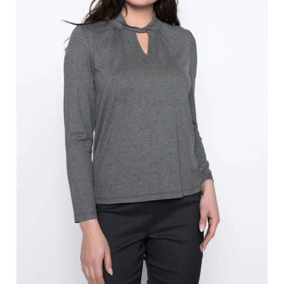 Women's Twisted Mock Tee - PICADILLY