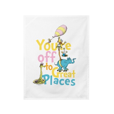 You're Off to Great Places Dr. Seuss Kitchen Gift Towel
